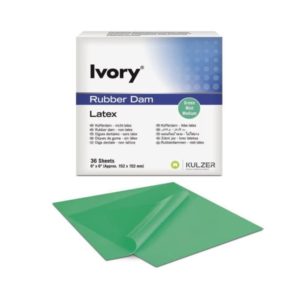 Amedis DIQUES IVORY RUBBERDAM MEDIANO VERDE 6 x 6
