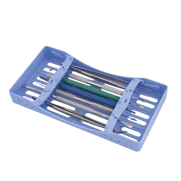 Amedis CASSETE PORTA 7 INSTRUMENTOS PLASTICO BADER